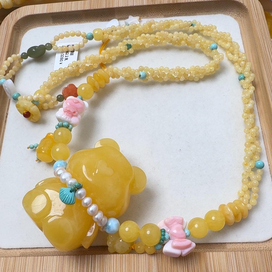 蜜蜡吊坠(赠链)未镶嵌