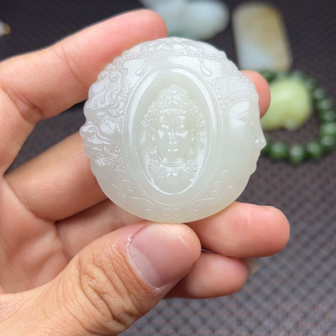 和田玉挂件未镶嵌