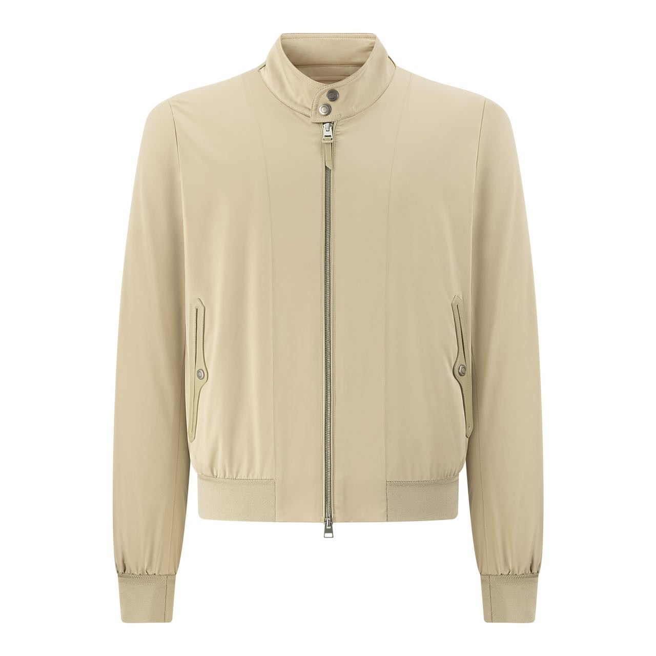 TF*经典立领G9哈灵顿缎面布进口杜邦沙男士春秋夹克外套8602