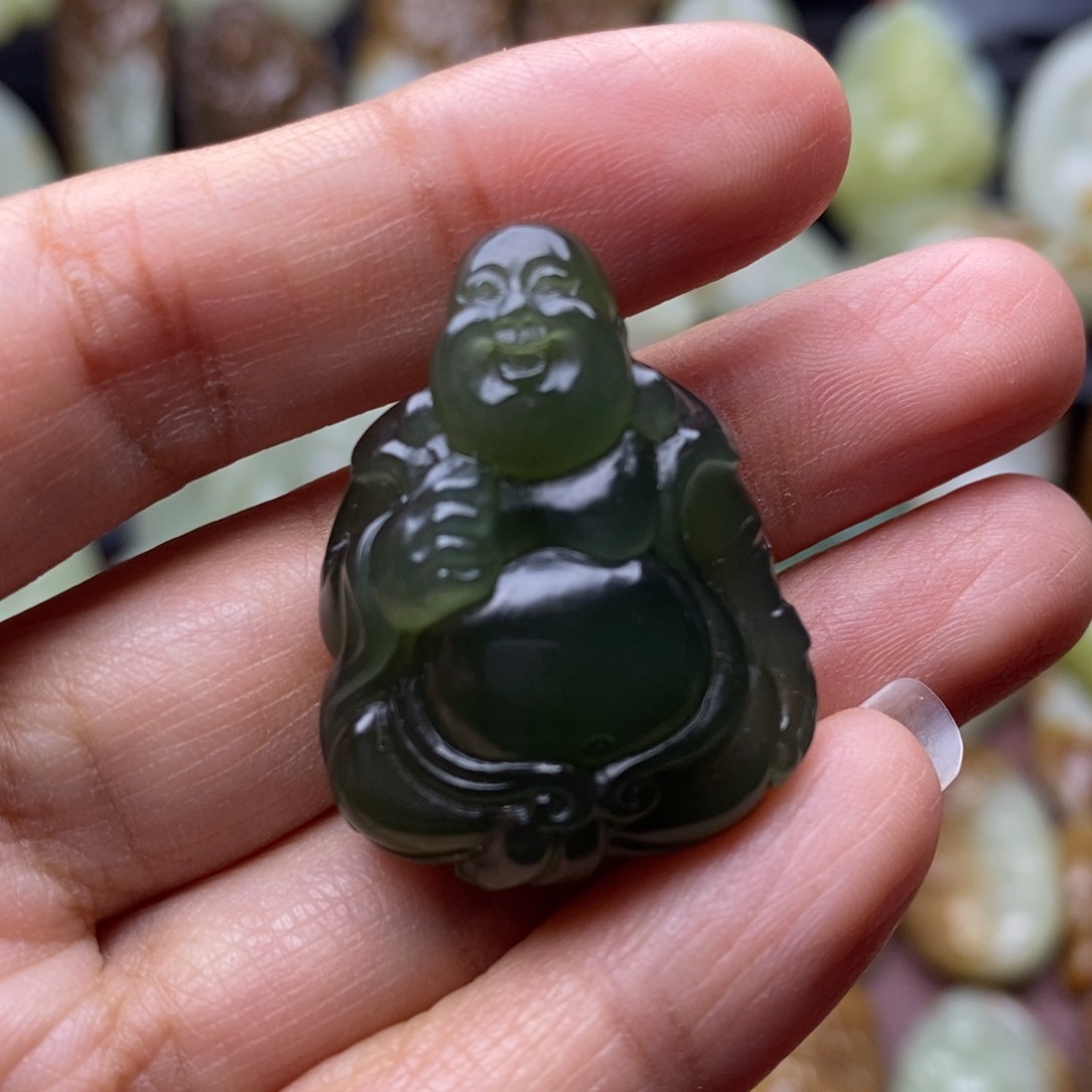 项链未镶嵌和田玉（糖玉）