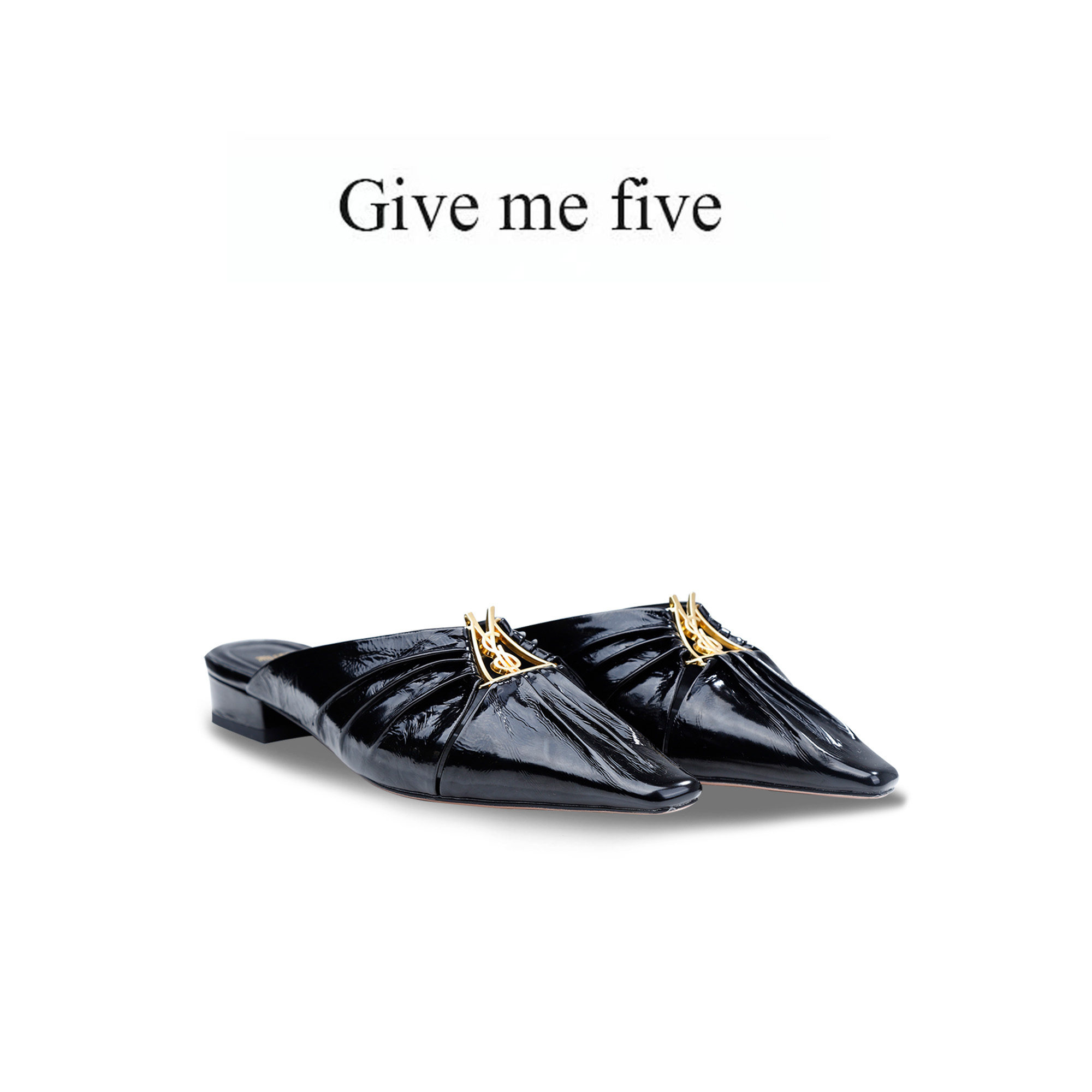 give me five夏季爆款mc25316牛皮时尚百搭时装鞋{建议拍大一码]