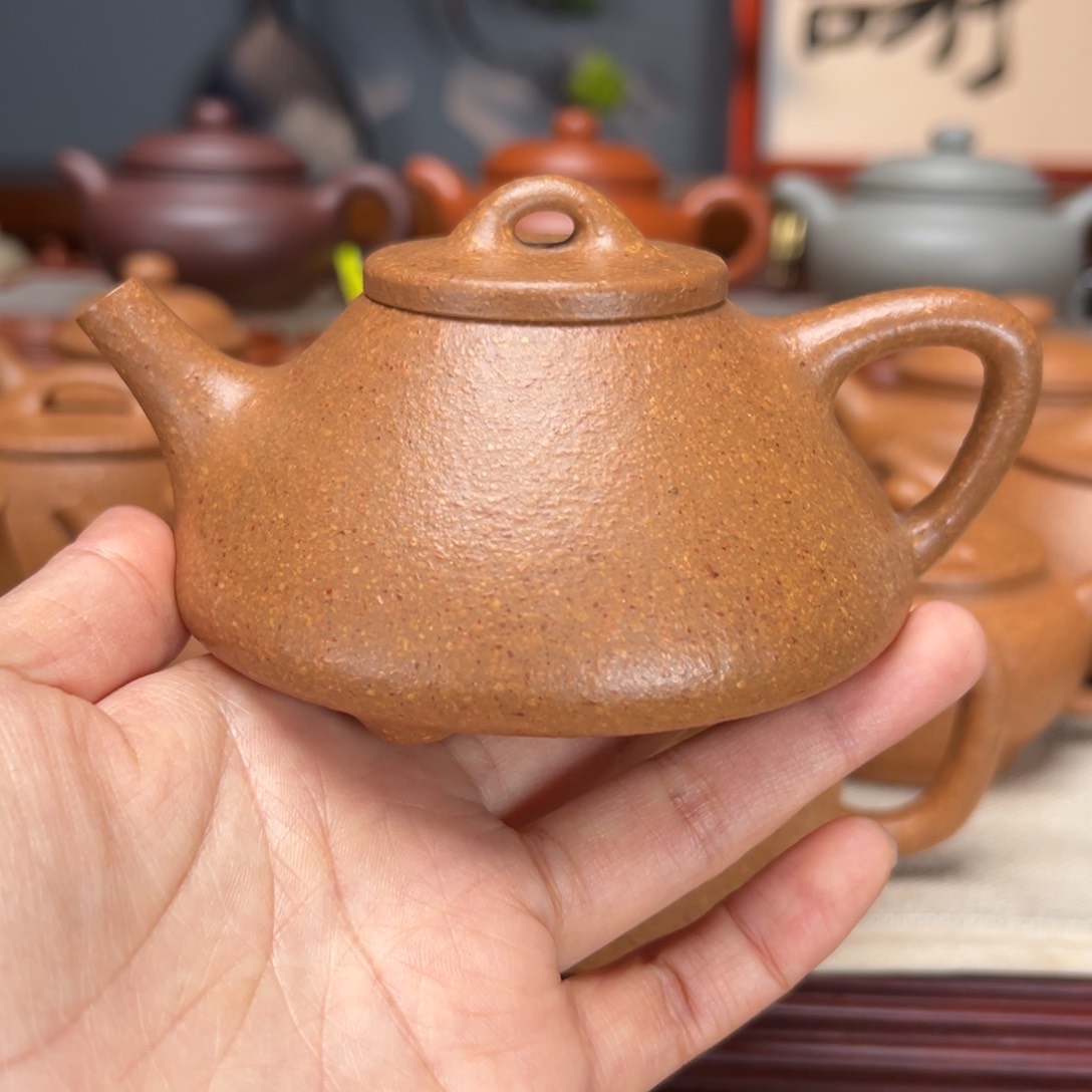 紫砂茶壶梨皮黄的200