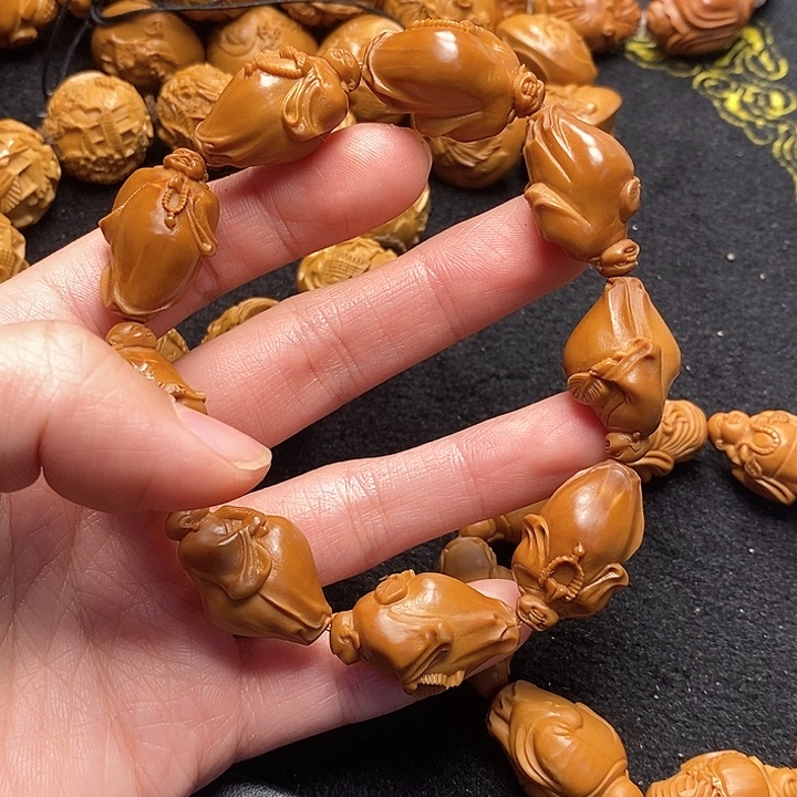 暖****手串/手链橄榄核橄榄