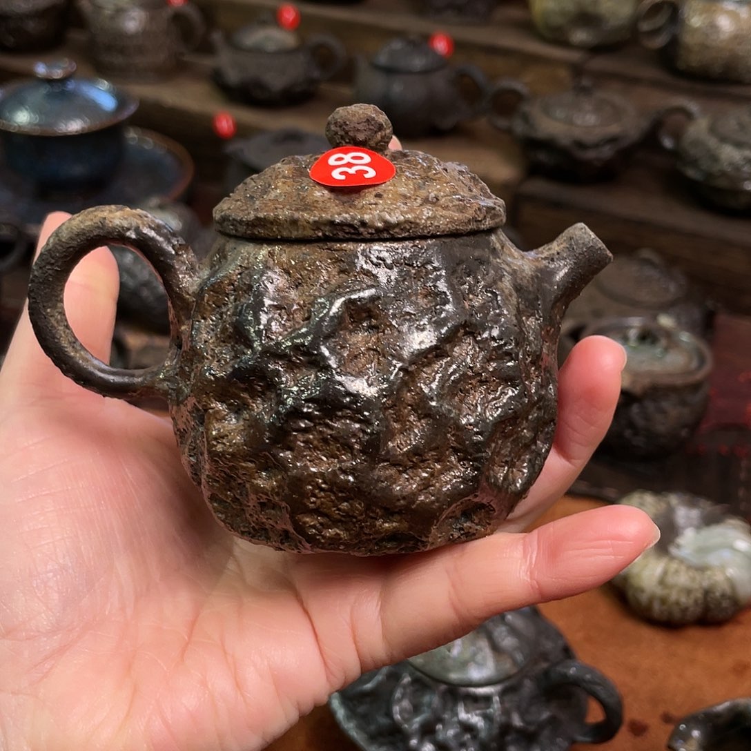 壶粉丝福利一口价金属彩柴烧