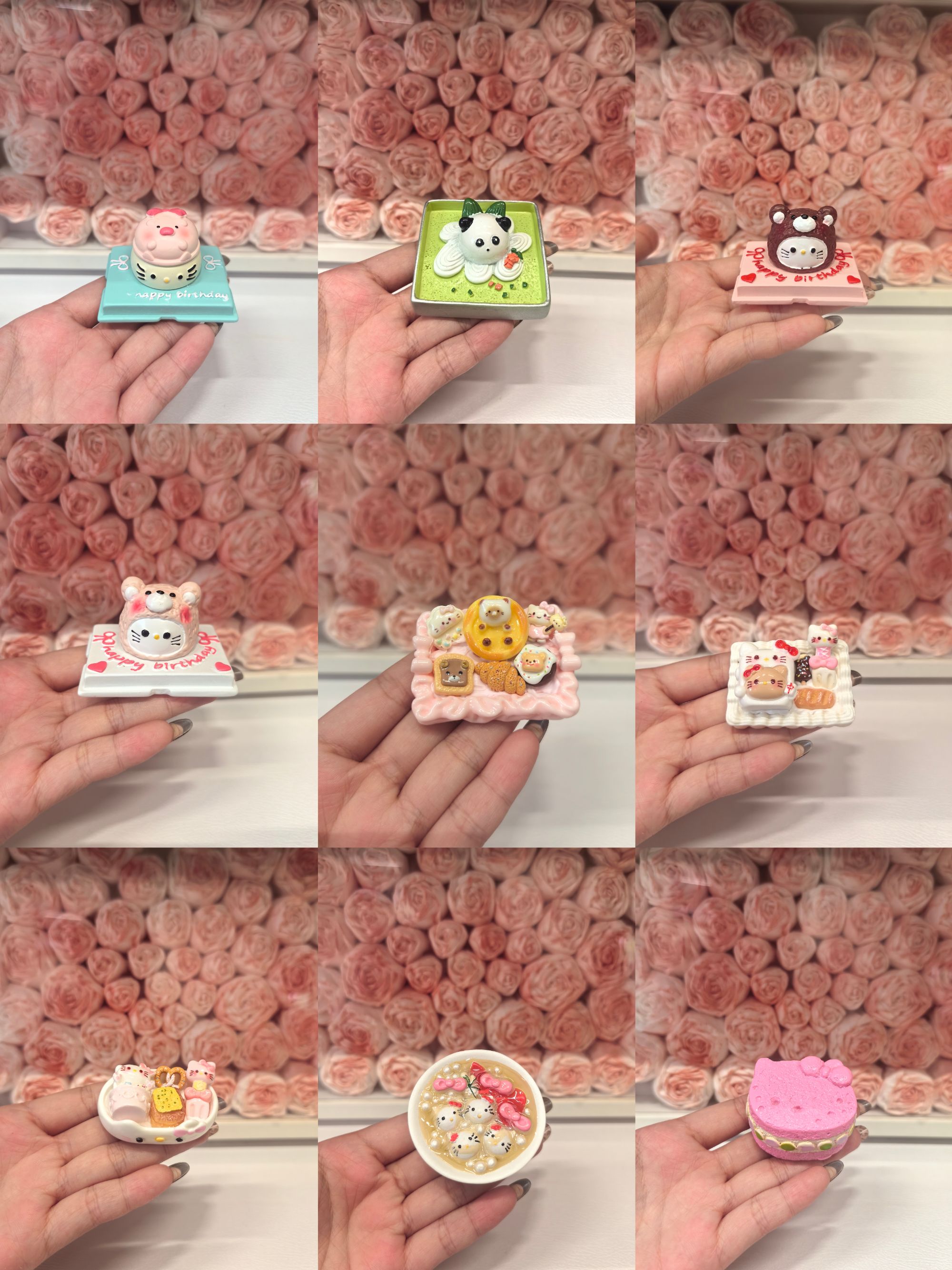 甜品冰箱贴磁贴仿真蛋糕美食立体食玩创意配件diy家具磁性留言贴