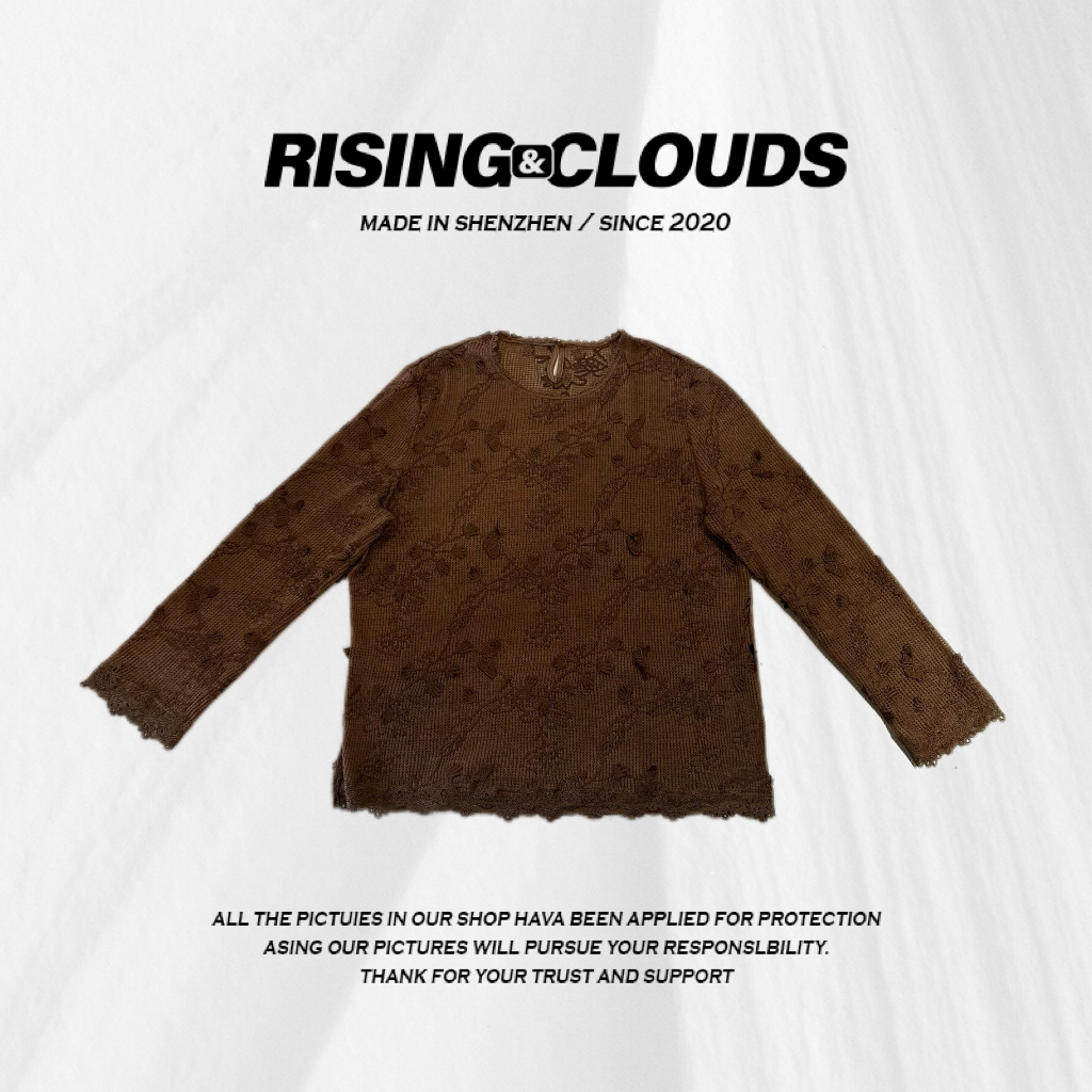 【佩吉】 显瘦舒适时尚天丝亚麻钩花上衣080267