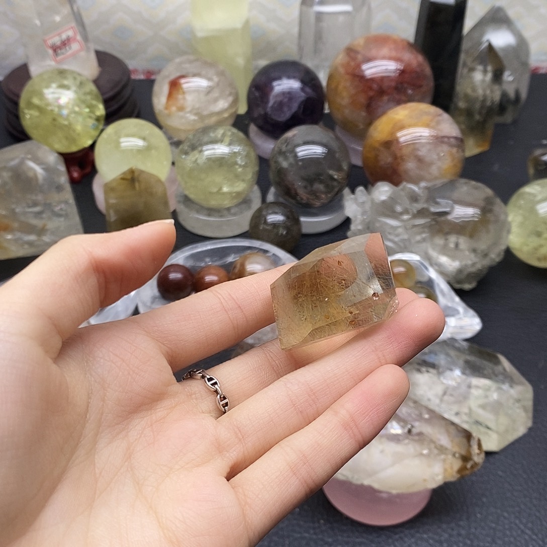水晶未镶嵌珠宝半成品296水晶石