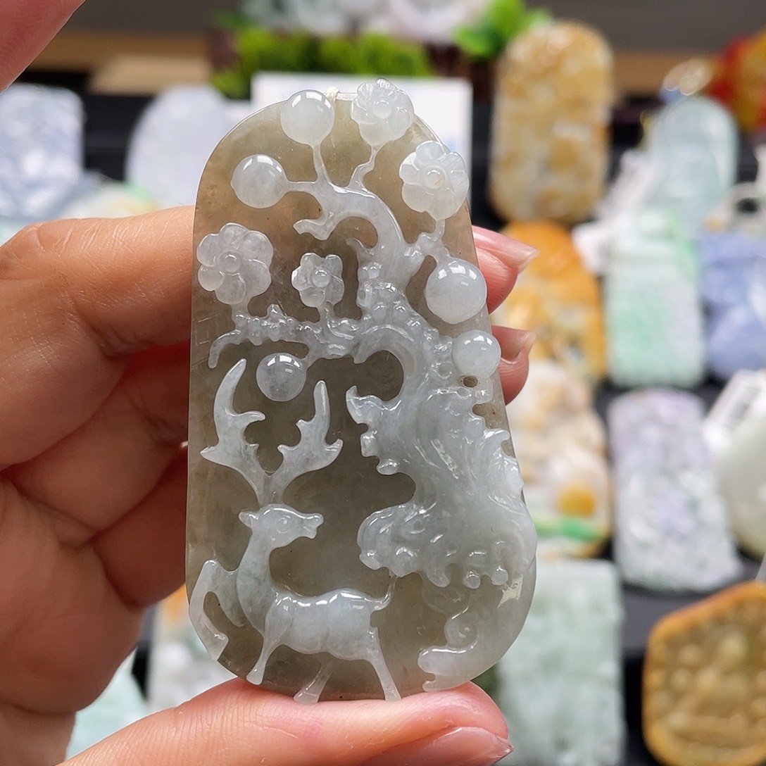 翡翠吊坠(不含链)未镶嵌