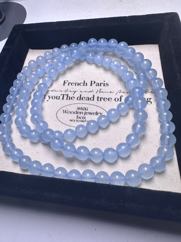 A 320 卡8-108海蓝手串