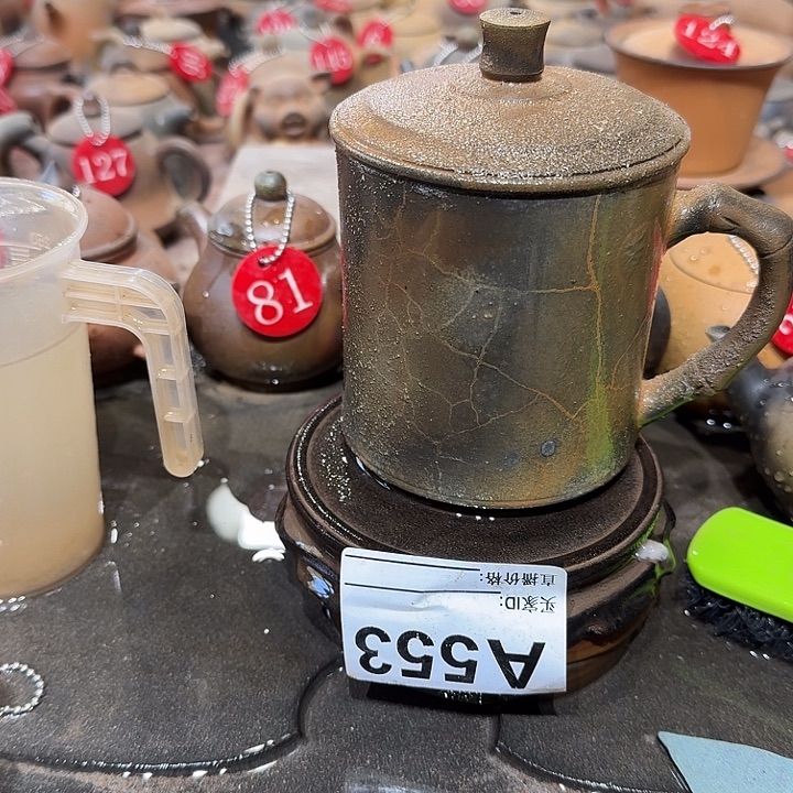 紫砂茶壶坭兴陶柴烧