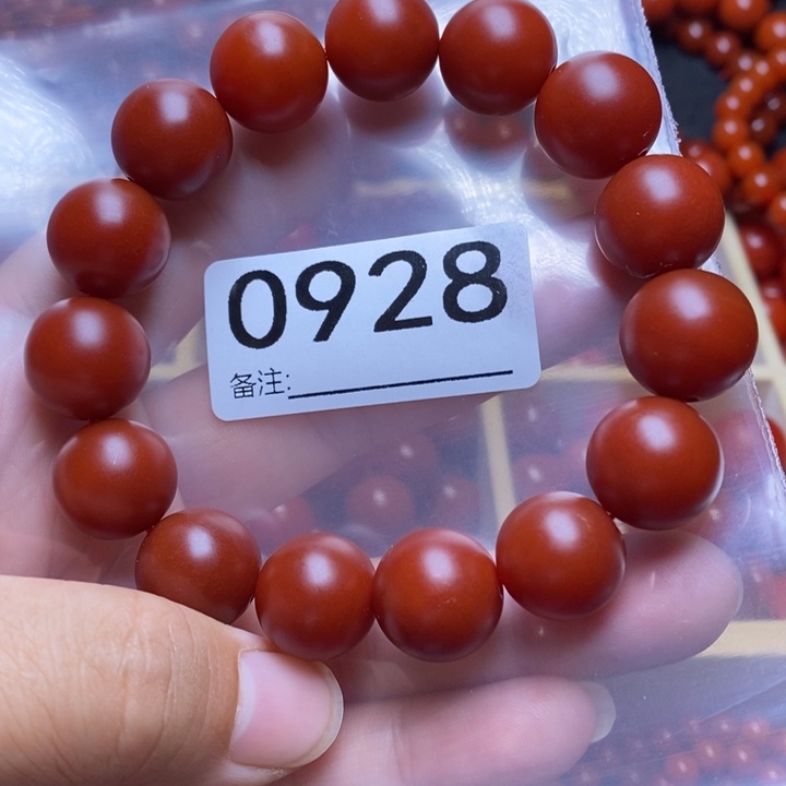 南红玛瑙手链合金用****8