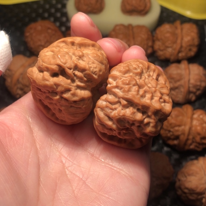 文玩核桃把件四开暴力肌肉，41