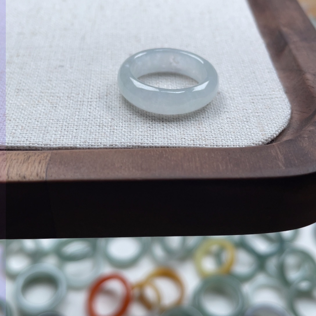 翡翠戒指未镶嵌45 号 港码 9