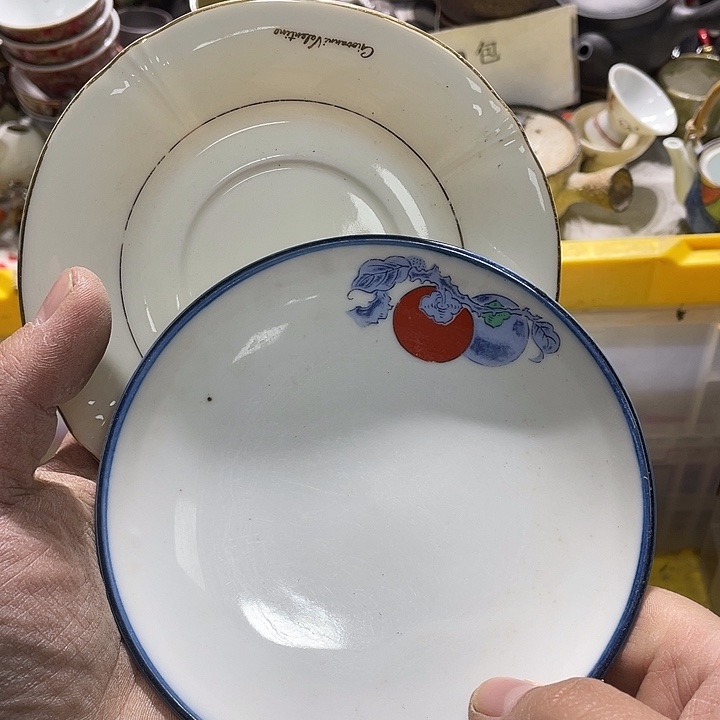 瓷片在一起的时候就是不知道