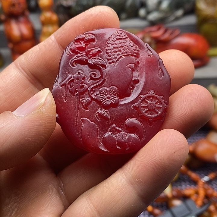 未镶嵌蛇纹石玉颈饰