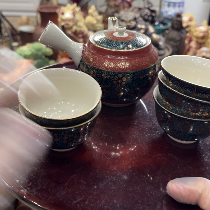 陶瓷古美术置物摆件