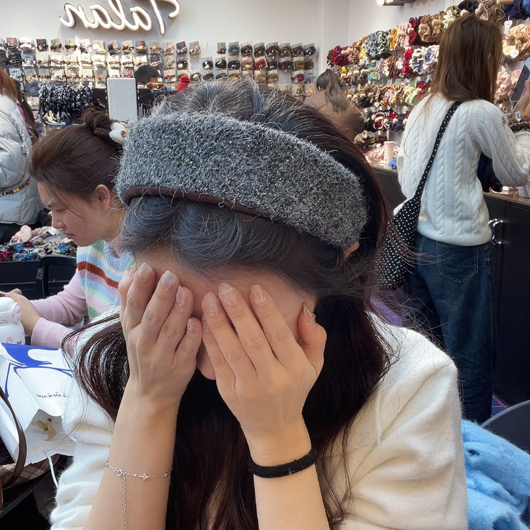 不***女非金属发箍        