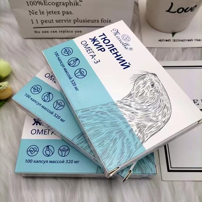 【俄罗斯进口】46码海豹调和油胶囊100粒/盒