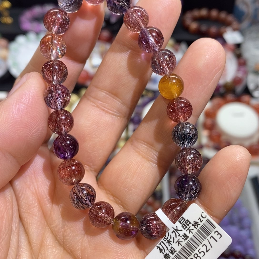 水晶手串未镶嵌稀有矿仙女超七8➕