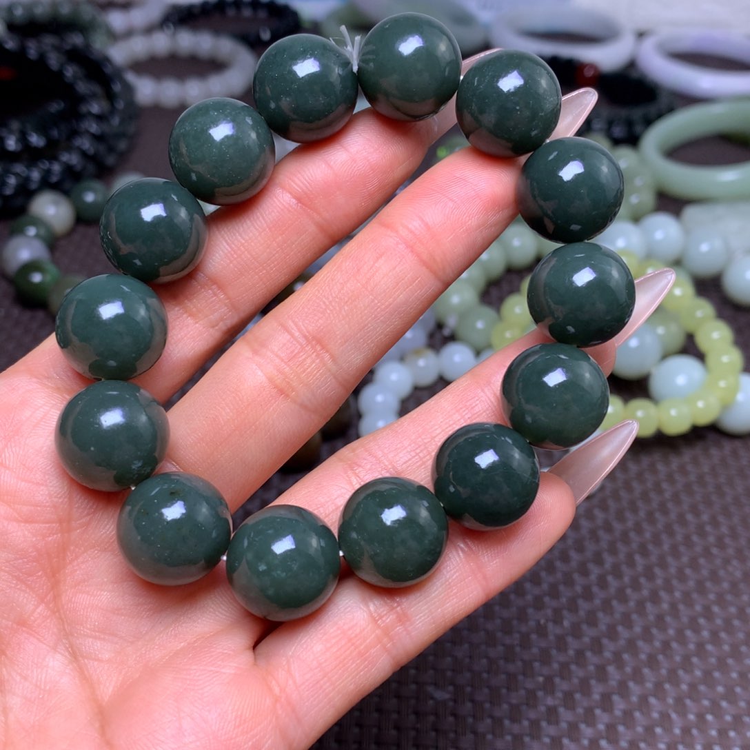 未镶嵌手串和田玉卡16