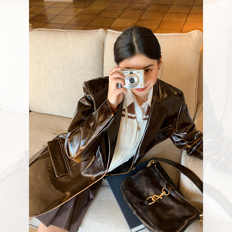 【特价】 自带浓浓髙级感 重奢绵羊皮西装外套 RP223041