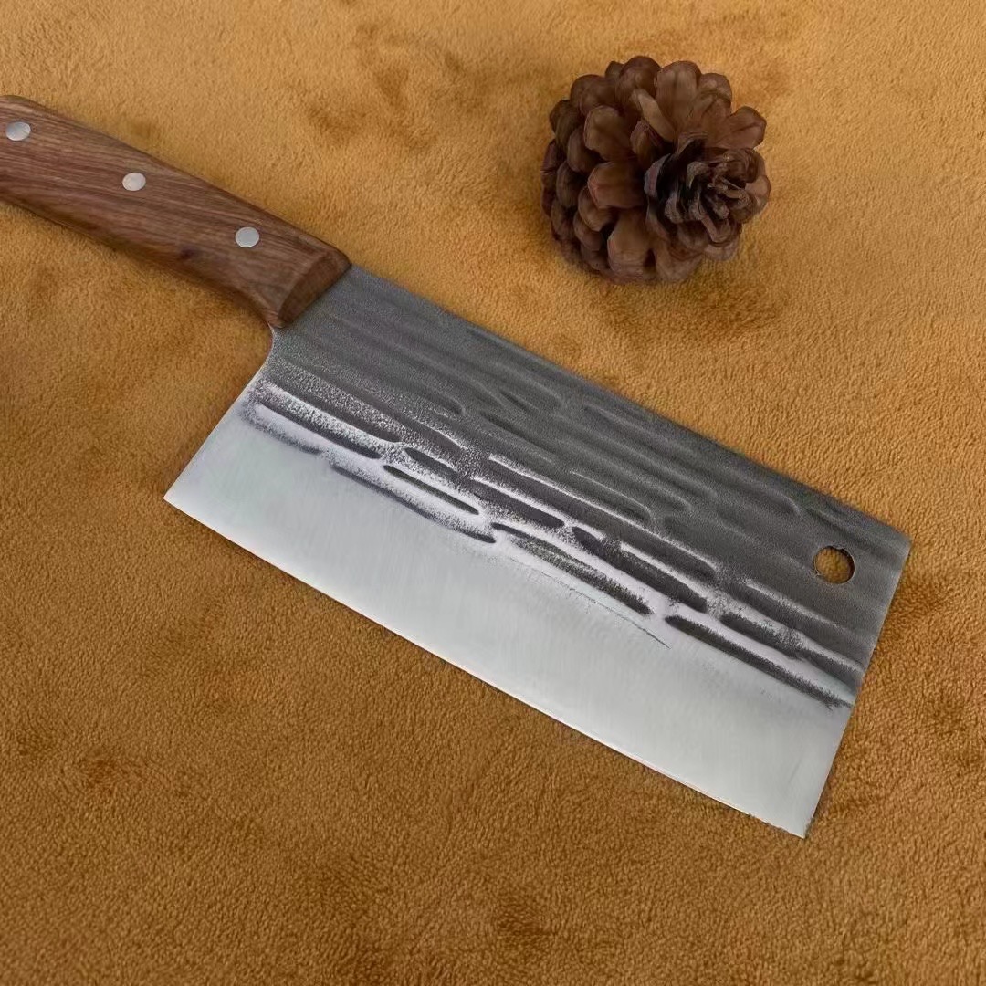 切片11CM切菜切肉中式30CM菜刀两件套锤纹多功能厨师