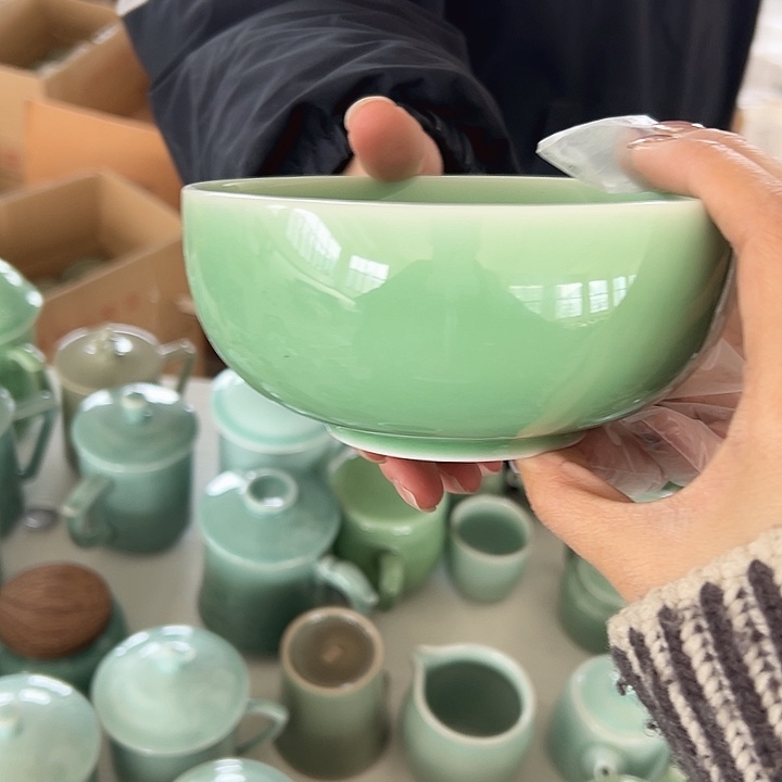 小米茶器龙泉青瓷