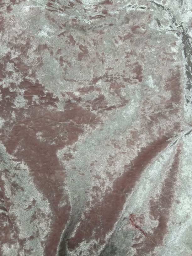 福利粉色冰花丝绒加厚面料