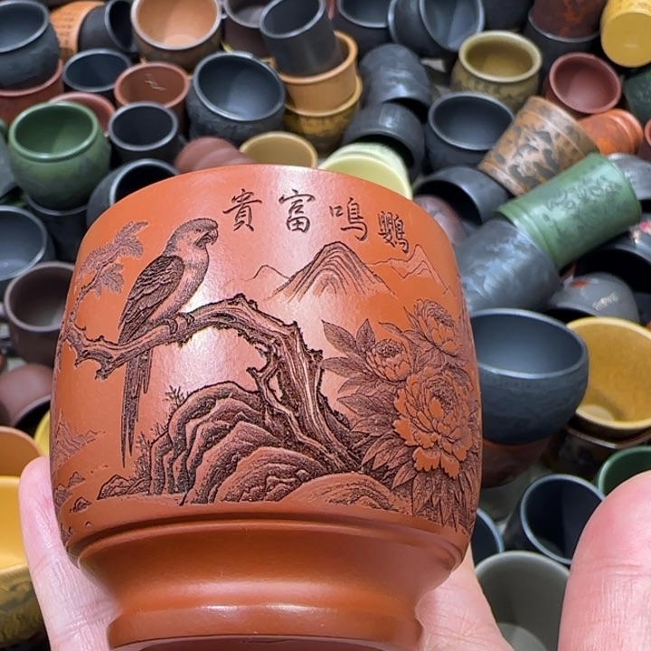 茶杯紫砂全手工紫砂
