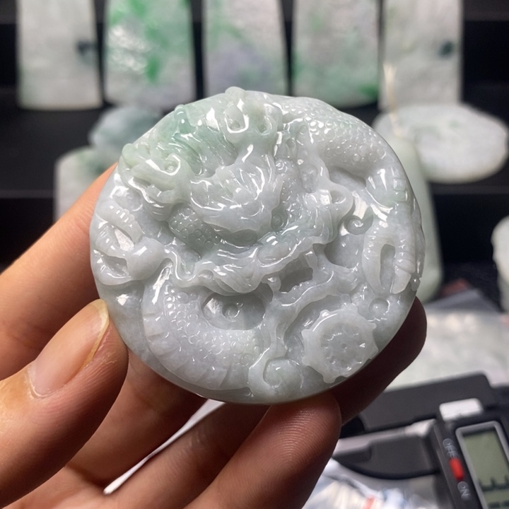 颈饰未镶嵌翡翠天然翡翠A货