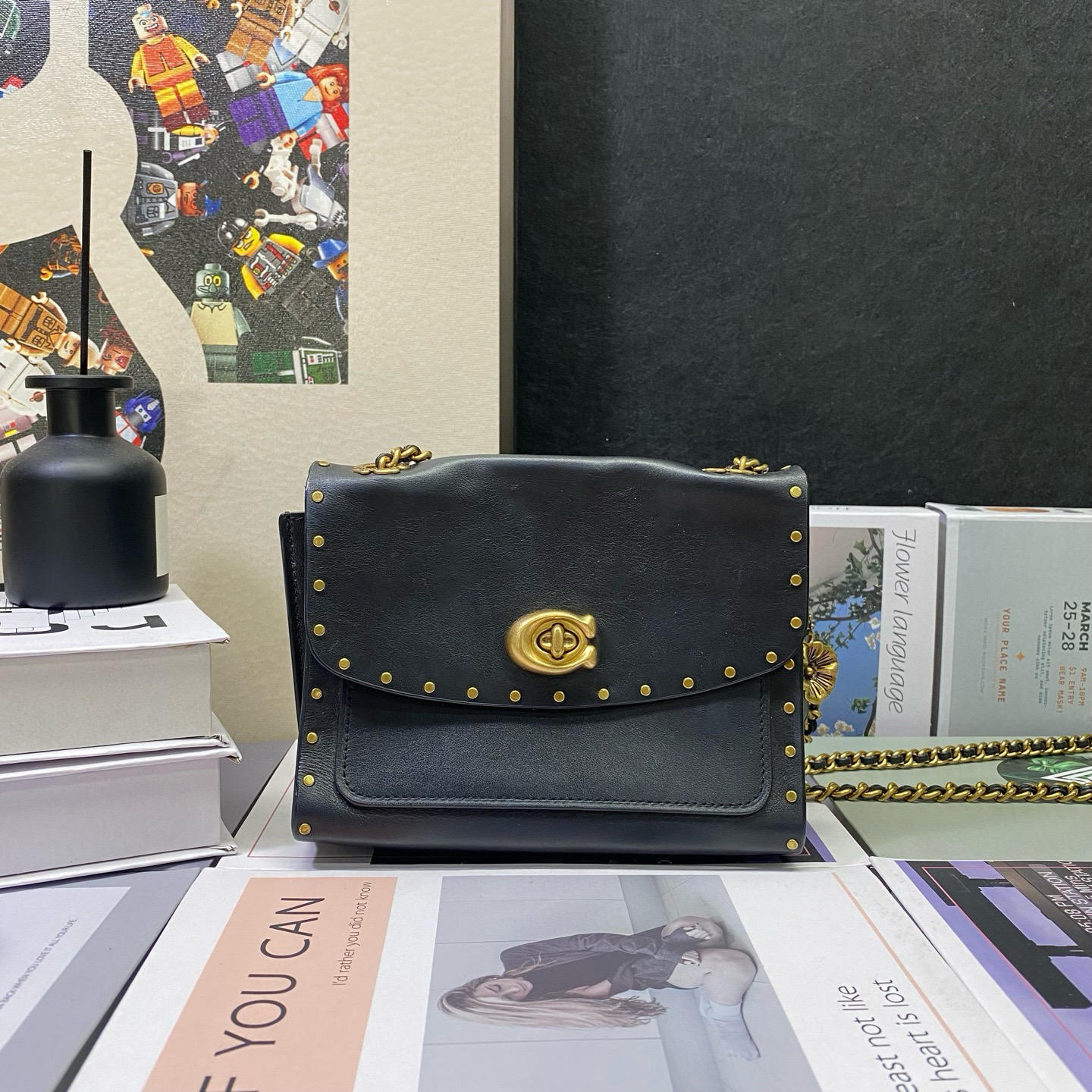 95新 COACH/蔻驰 23459斜挎包18*13