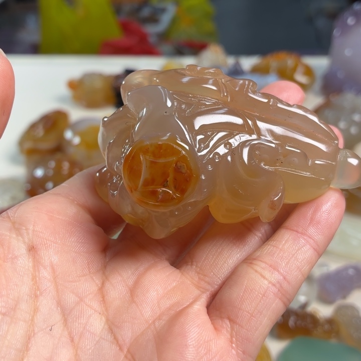 玛瑙/玉髓未镶嵌吊坠(不含链)