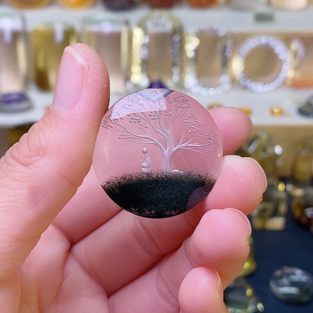 用***6吊坠(赠链)水晶未镶嵌