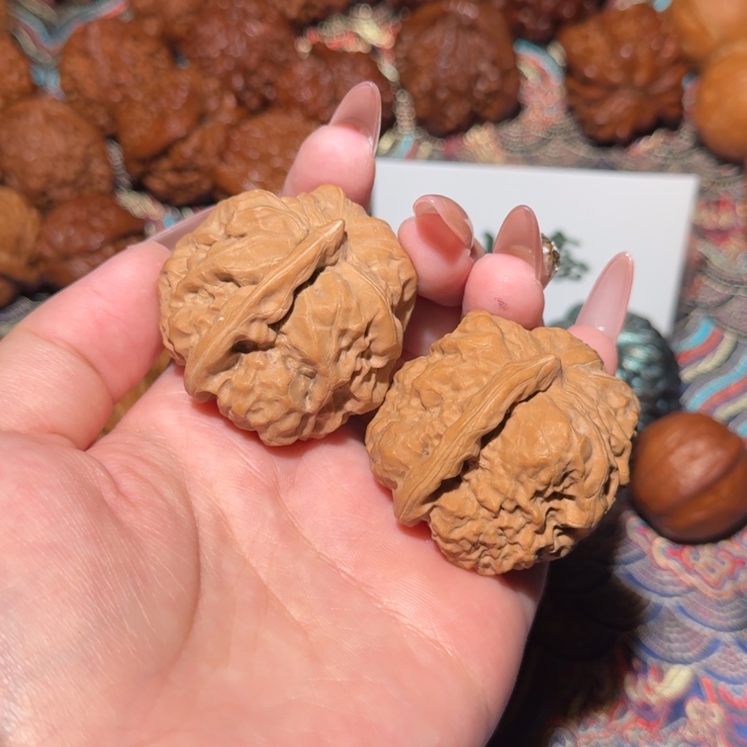 把件文玩核桃2247号43蛤蟆头一帆风顺