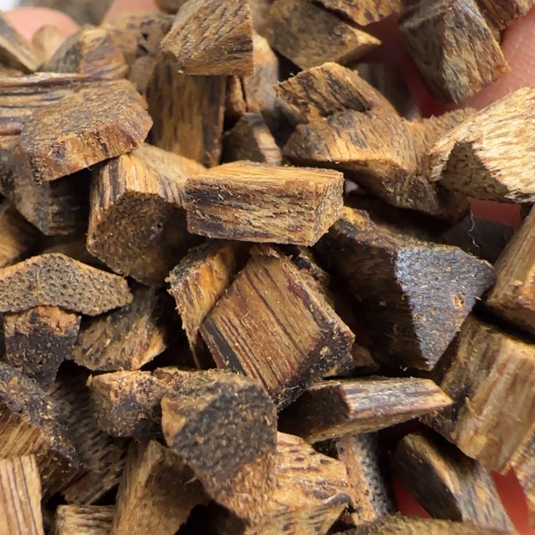 沉香木沉香碎屑乐*姐奇楠陆河碎料55g