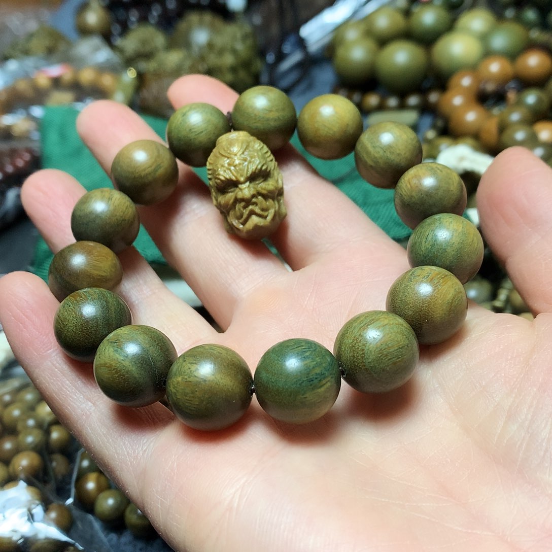 维腊木（绿檀）手串/手链好**K