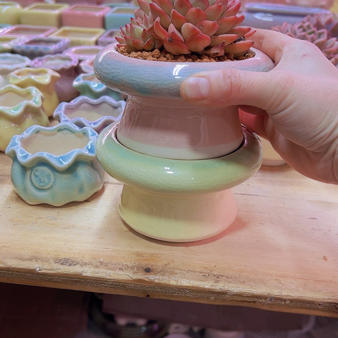 陶瓷花盆当场凑满12包邮