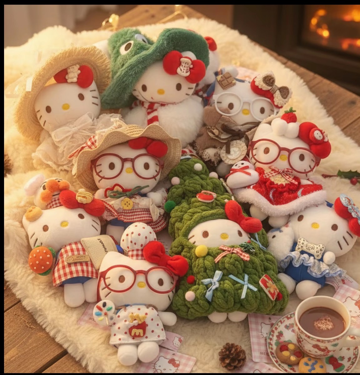 【正版KT】正版HelloKitty包包挂件可爱风毛绒钥匙扣礼物生日