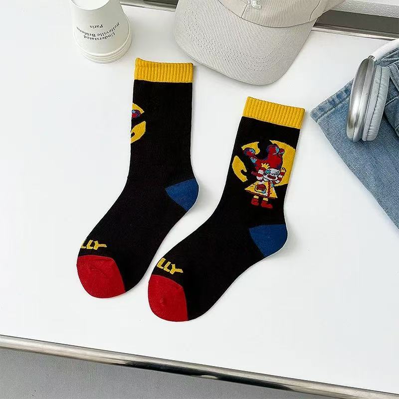 三双发货（501-555）长筒短袜中筒袜女秋季薄款潮流袜子女