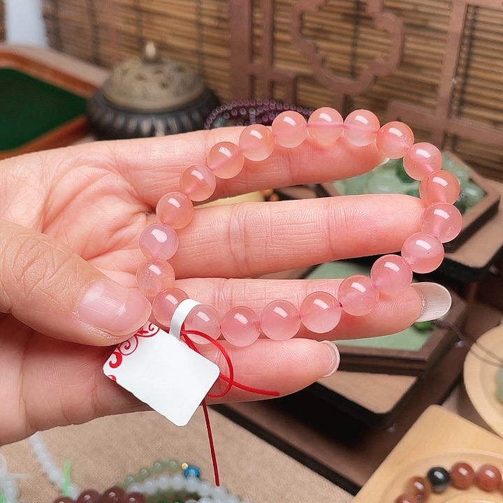 南红玛瑙未镶嵌手链