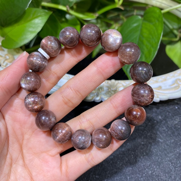 高品星辉骨干单圈猫眼13mm左右手串