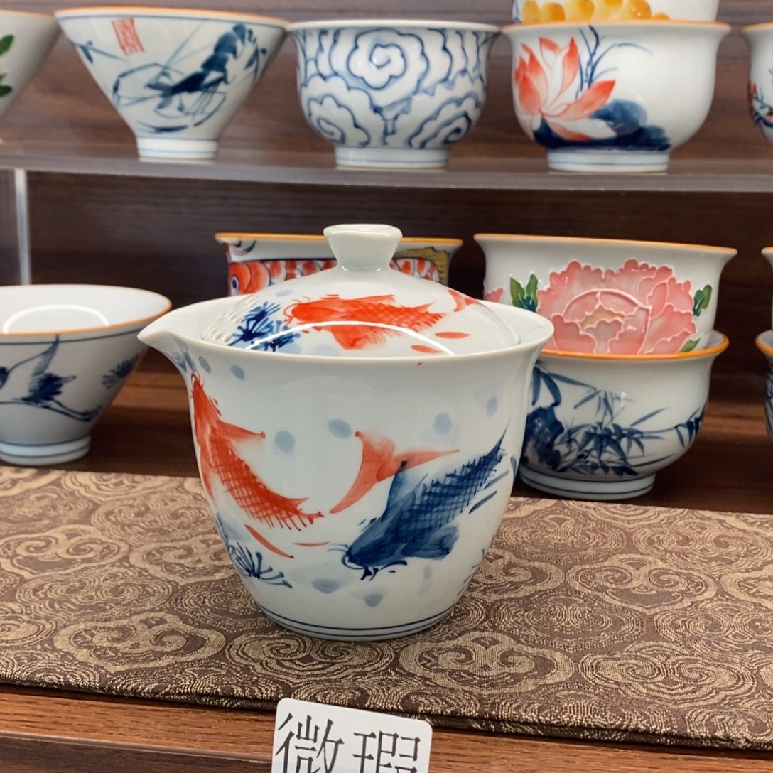 釉下彩手工绘制手工绘制