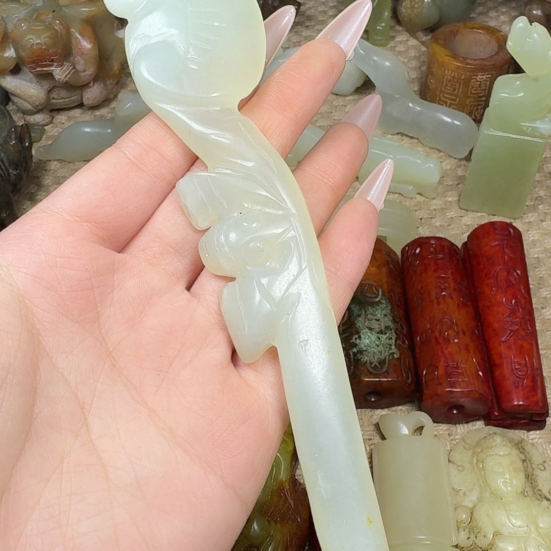 白玉菩提吊坠挂件