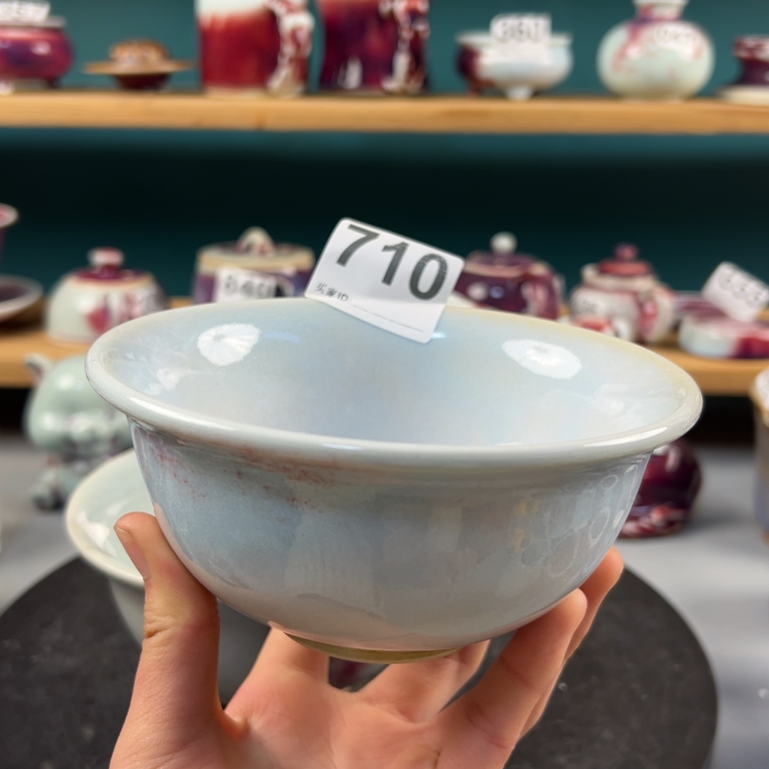瓷片微瑕碗玉石釉纯手工