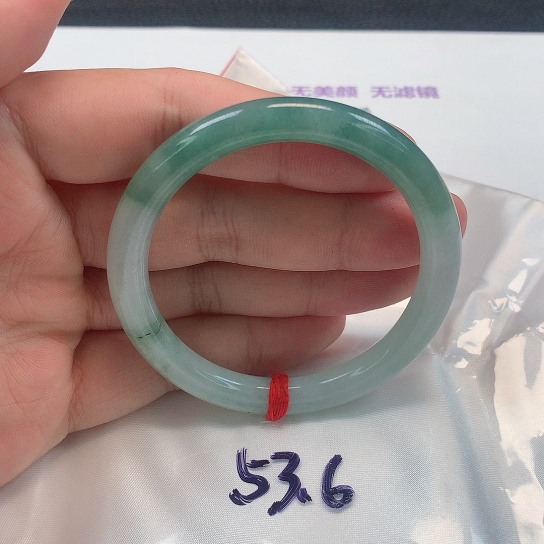 翡翠手镯（圆镯）未镶嵌314号