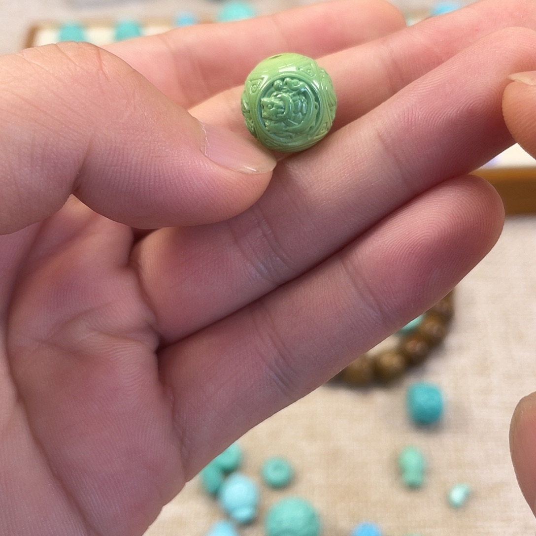 原生态湖北松配饰，直径13