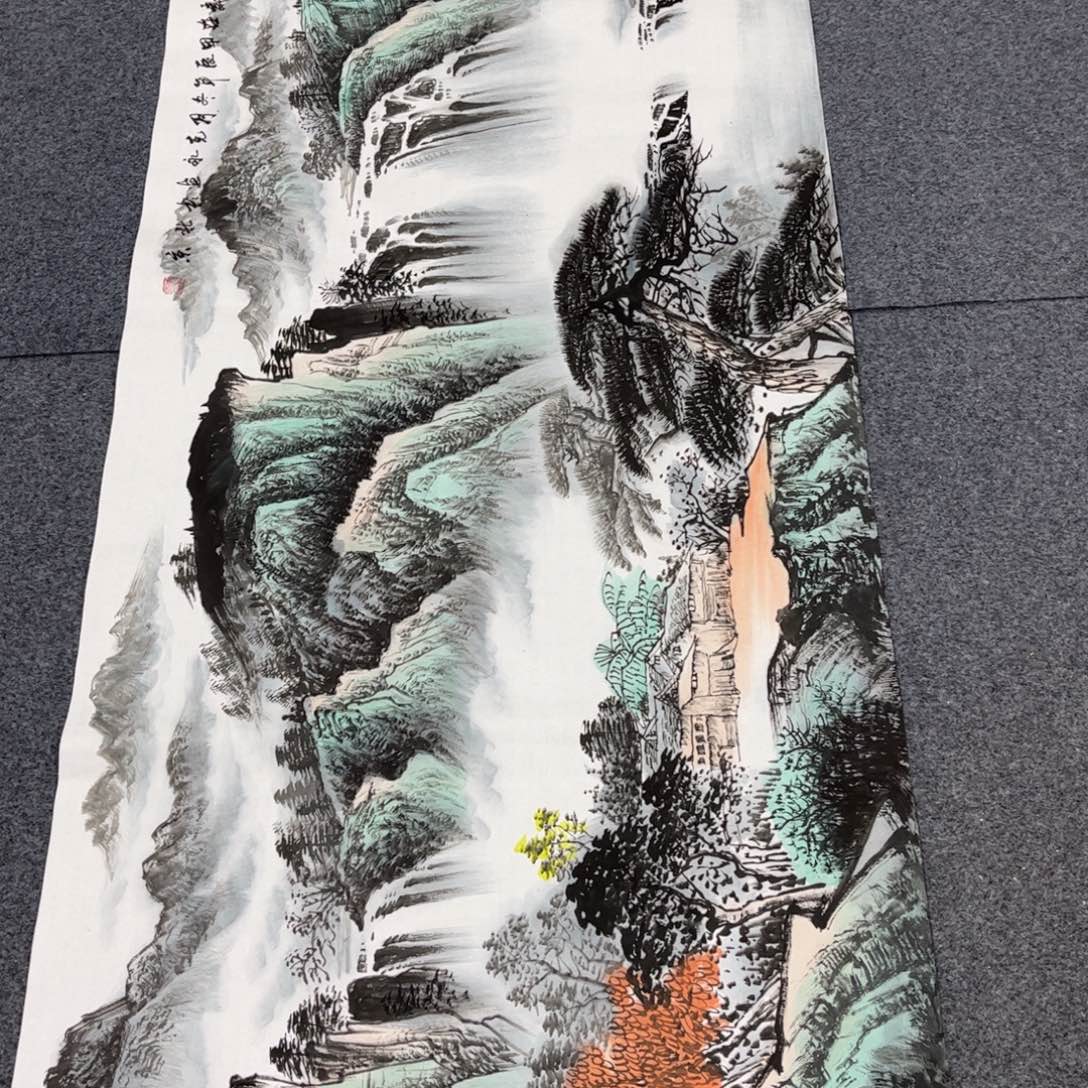 国画老师手绘作品