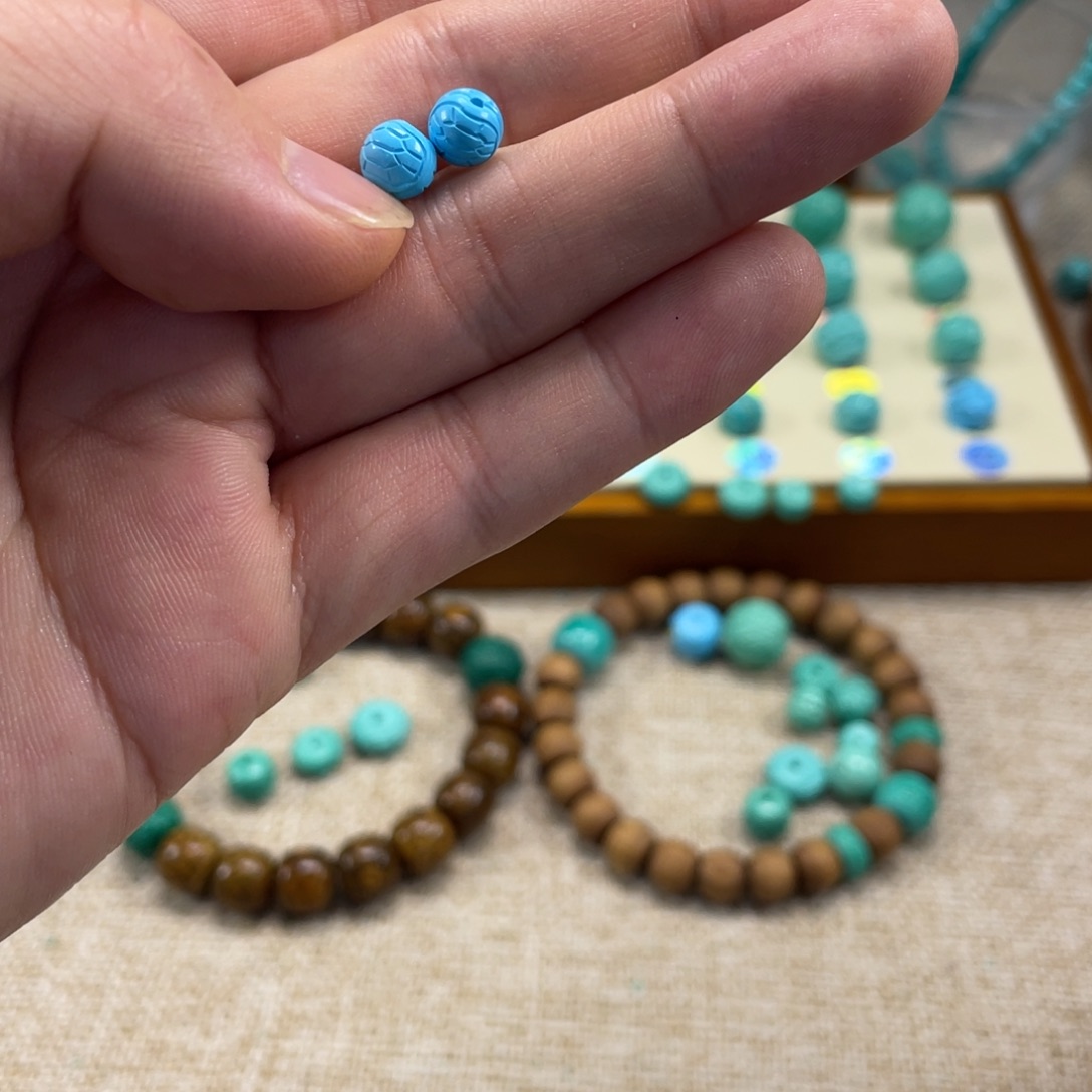 原生态湖北矿小配饰，直径6