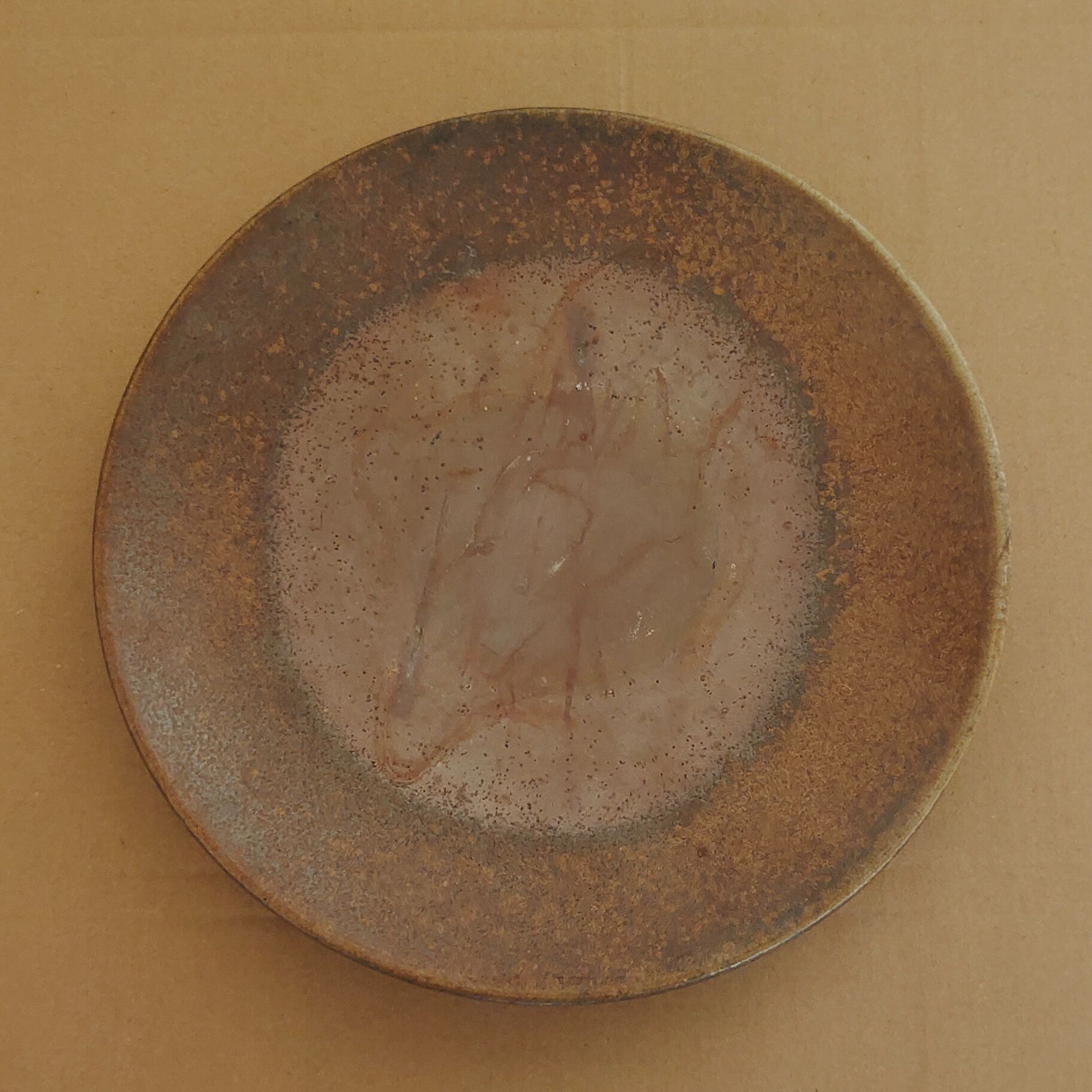 回流备前烧陶盘壶承