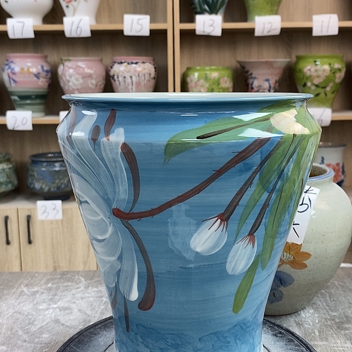 缸3xc景德镇陶瓷花盆